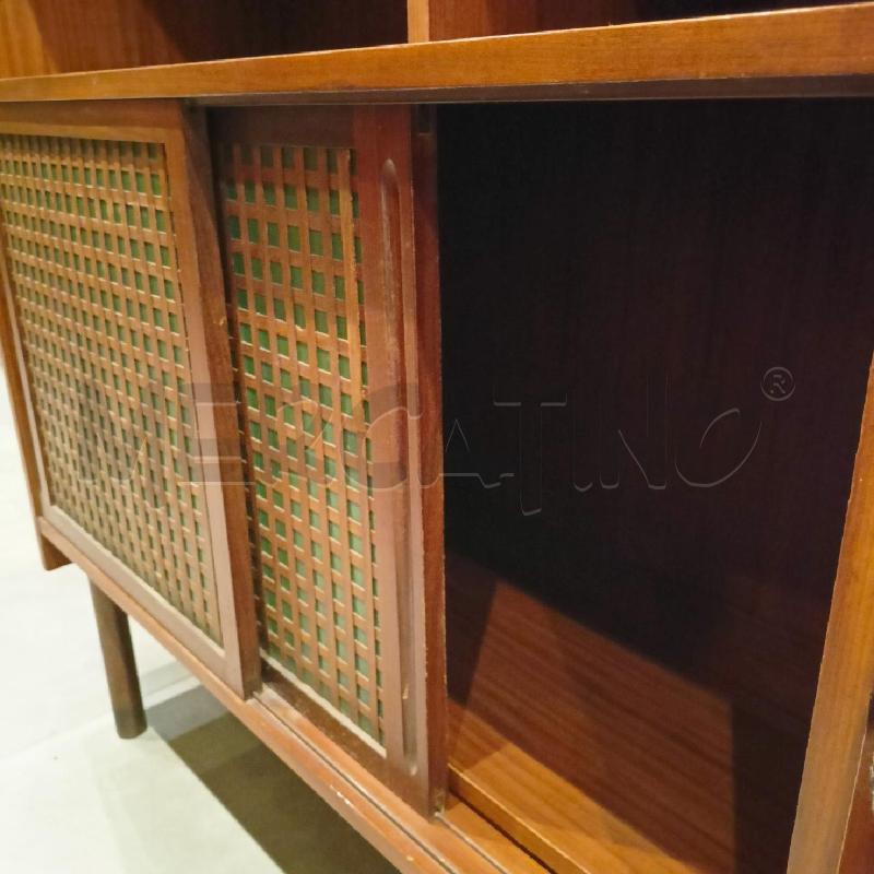 CREDENZA IN TEAK 2 ANTE SCORREVOLI | Mercatino dell'Usato Roma re di roma 4
