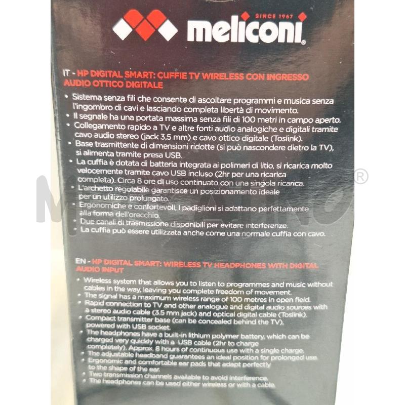 CUFFIE MELICONI HP EASY DIGITAL TV WIRELESS | Mercatino dell'Usato Roma re di roma 4