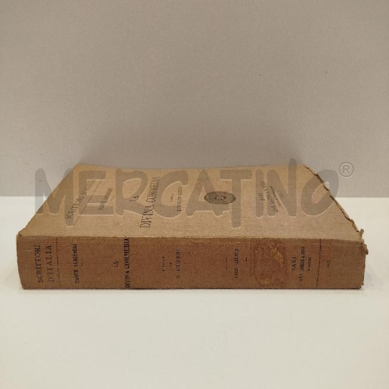 DANTE ALIGHIERI LA DIVINA COMMEDIA 1933 LATERZA | Mercatino dell'Usato Roma re di roma 2