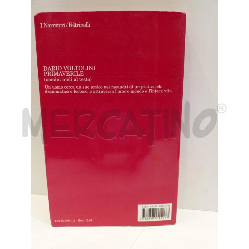 DARIO VOLTOLINI PRIMAVERILE PRIMA EDIZ 2001 | Mercatino dell'Usato Roma re di roma 3