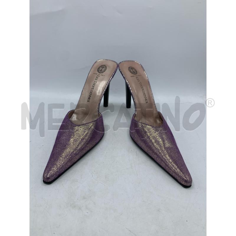 DECOLLETE LES TROPEZIENNES VIOLA GLITTER | Mercatino dell'Usato Roma re di roma 1