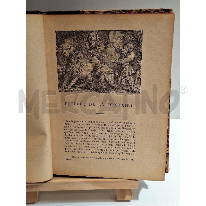 DE LA FONTAINE LES FABLES ILLUSTREES XVIII SECOLO  | Mercatino dell'Usato Roma re di roma 4