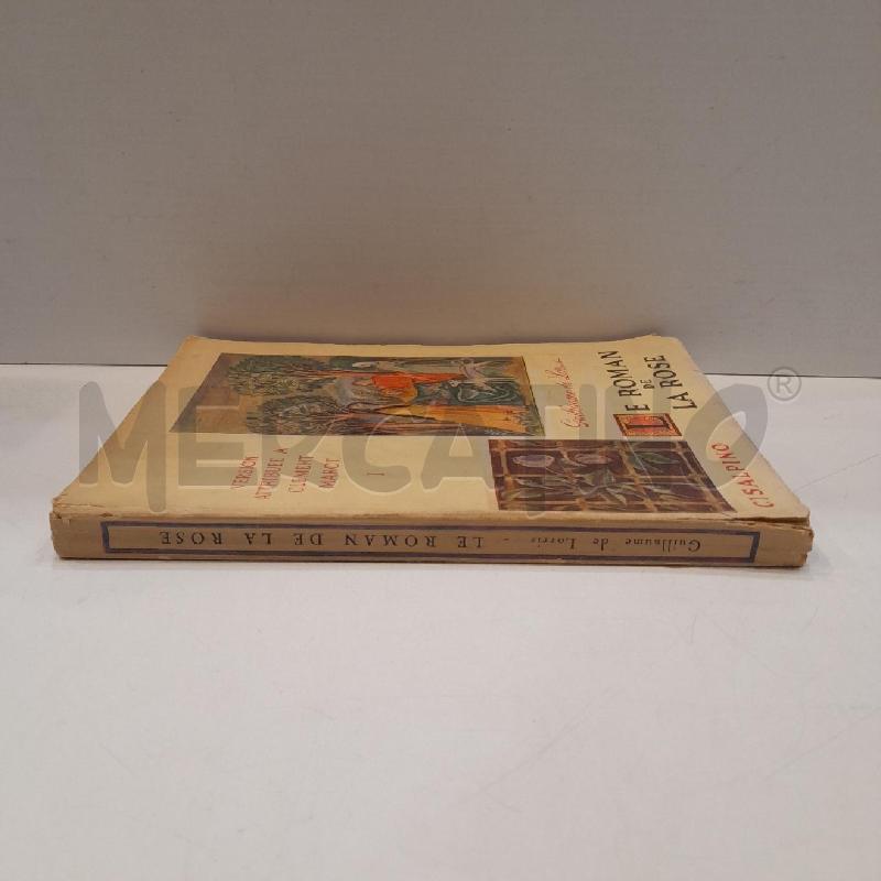DE LORRIS LE ROMAN DE LA ROSE  | Mercatino dell'Usato Roma re di roma 2