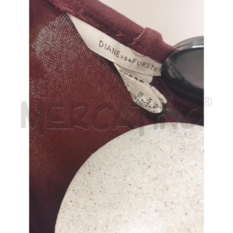 DIANE VON FURSTEBERG MARRONE FIOCCO AVANTI  | Mercatino dell'Usato Roma re di roma 5