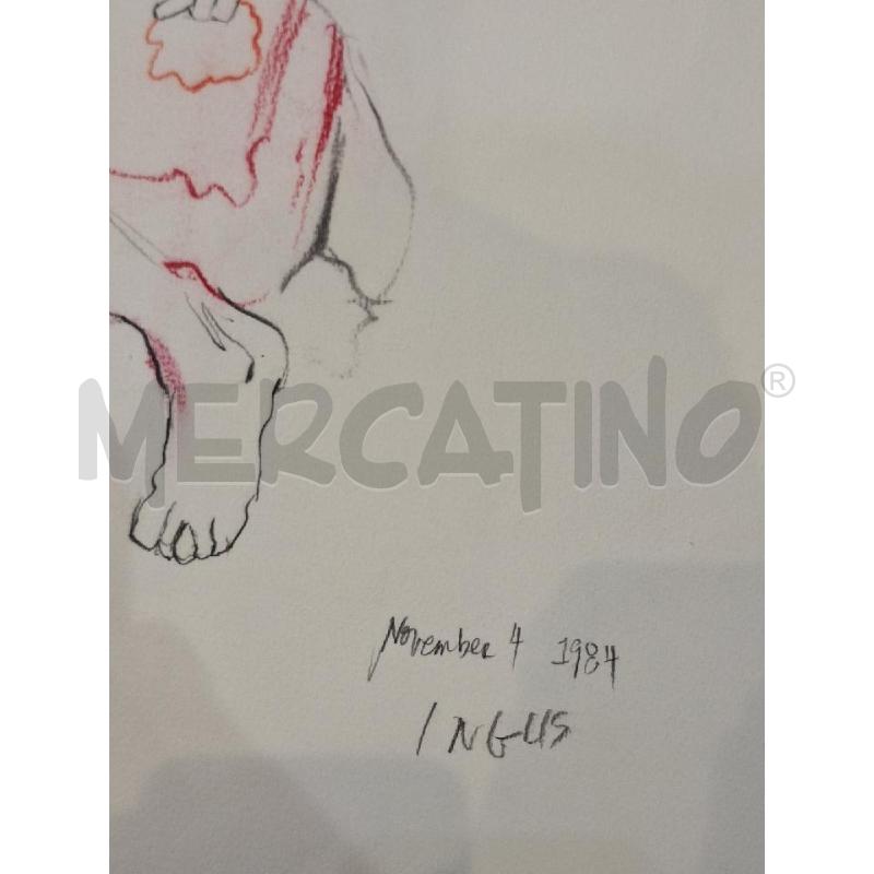 DISEGNO PASTELLO NUDO FEMMINILE  | Mercatino dell'Usato Roma re di roma 4