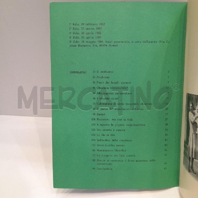 DISPUTA SULLA CONVERSIONE DI B. MUSSOLINI 1986 | Mercatino dell'Usato Roma re di roma 4