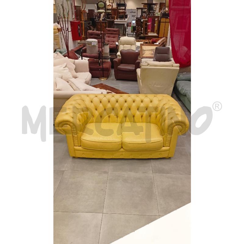 DIVANO CHESTER GIALLO CHIARO | Mercatino dell'Usato Roma re di roma 1