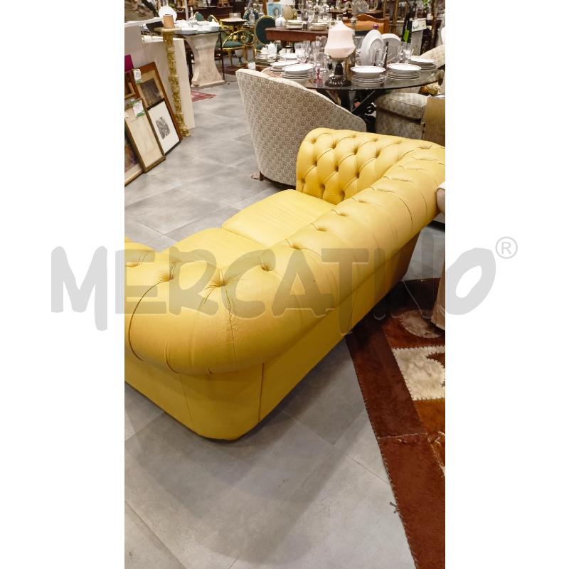 DIVANO CHESTER GIALLO CHIARO | Mercatino dell'Usato Roma re di roma 2