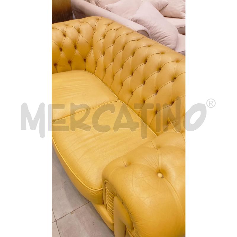 DIVANO CHESTER GIALLO CHIARO | Mercatino dell'Usato Roma re di roma 3