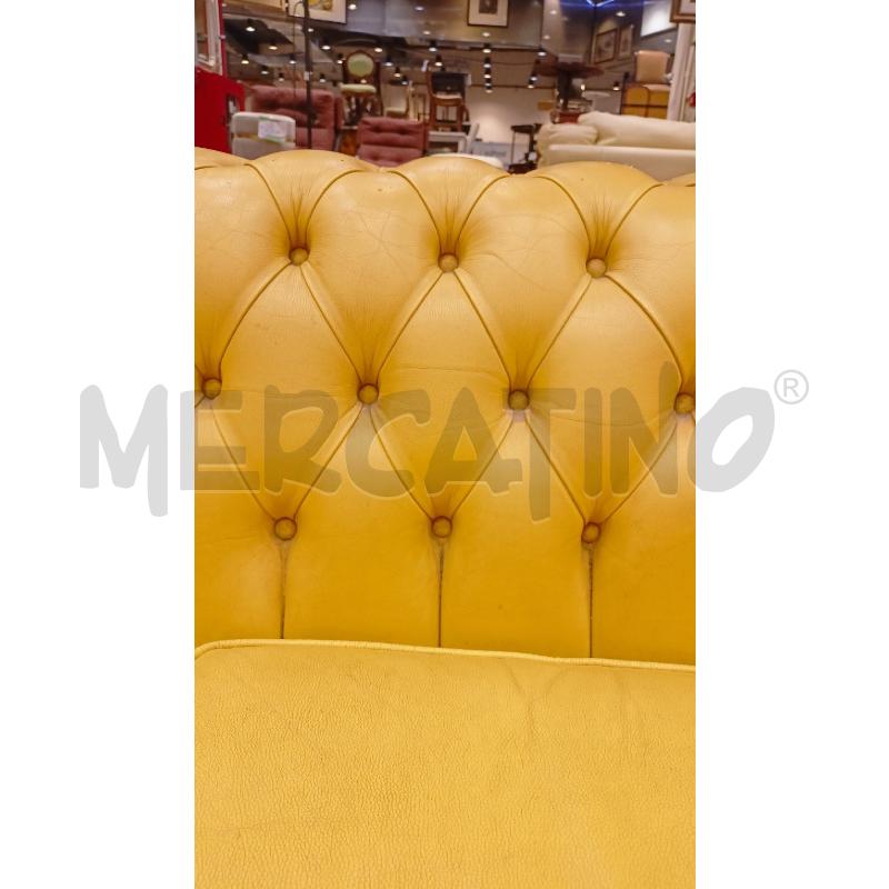 DIVANO CHESTER GIALLO CHIARO | Mercatino dell'Usato Roma re di roma 4