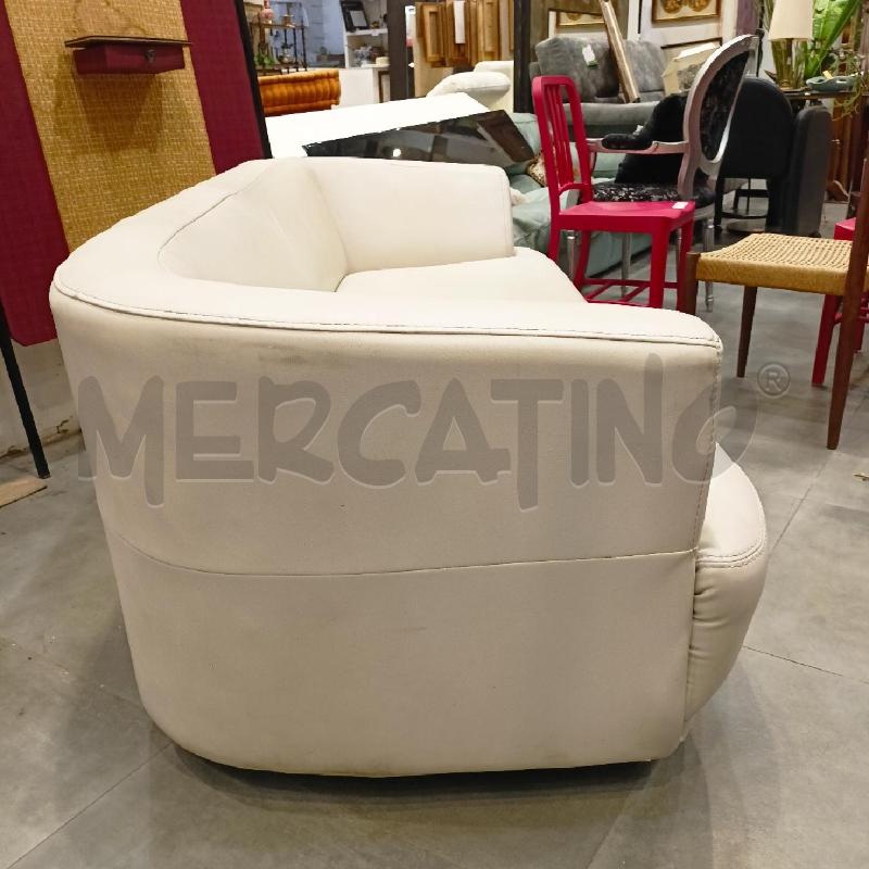 DIVANO ECOPELL BIANC | Mercatino dell'Usato Roma re di roma 2