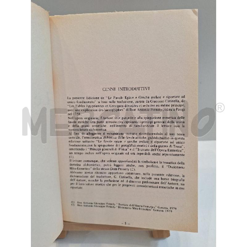DON ANTONIO PERNETY LE FAVOLE EGIZIE E GRECHE | Mercatino dell'Usato Roma re di roma 5