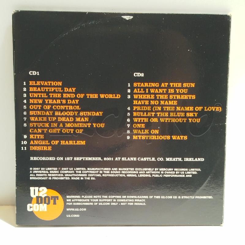 DOPPIO CD U2 GO HOME LIVE FROM SLANE CASTLE IRELAND LIMITED FAN CLUB EDITION | Mercatino dell'Usato Roma re di roma 2