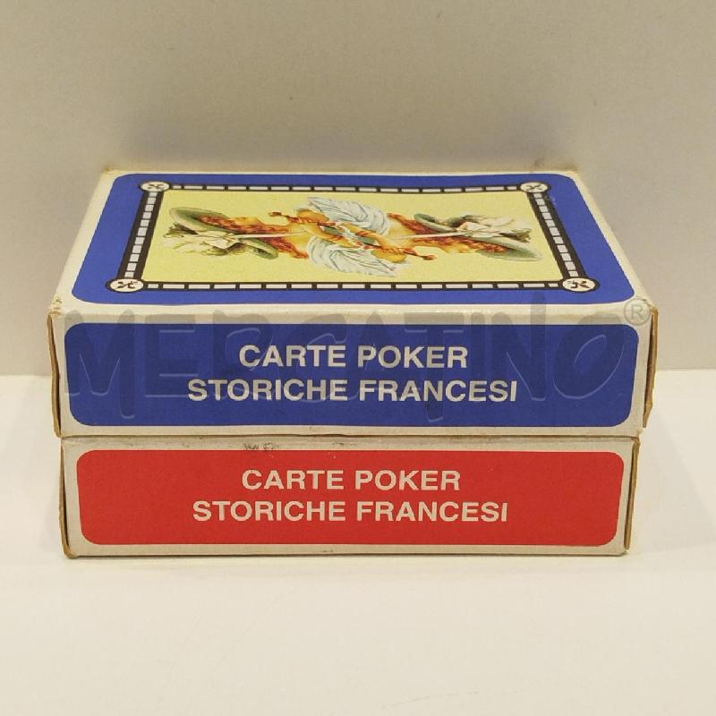 DOPPIO MAZZO CARTE POKER STORICHE FRANCESI MODIANO FABBRI | Mercatino dell'Usato Roma re di roma 2