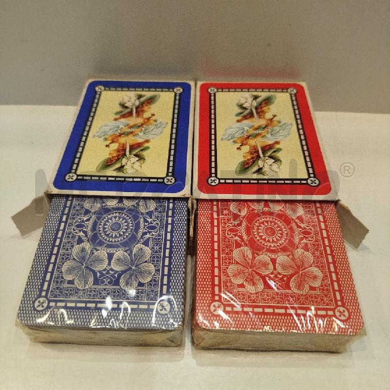 DOPPIO MAZZO CARTE POKER STORICHE FRANCESI MODIANO FABBRI | Mercatino dell'Usato Roma re di roma 3