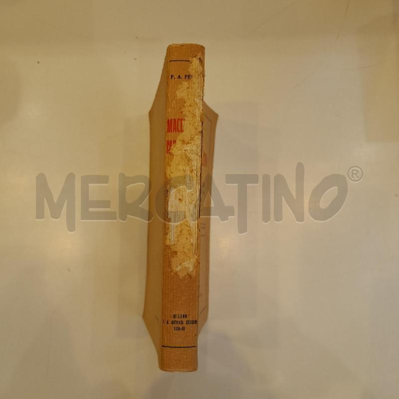 DOTT. P. A. PESCE IL MACELLAIO MODERNO 1934 DORSO IN PARTE MANCANTE | Mercatino dell'Usato Roma re di roma 2