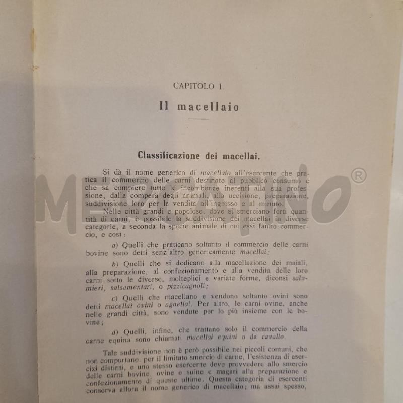 DOTT. P. A. PESCE IL MACELLAIO MODERNO 1934 DORSO IN PARTE MANCANTE | Mercatino dell'Usato Roma re di roma 3
