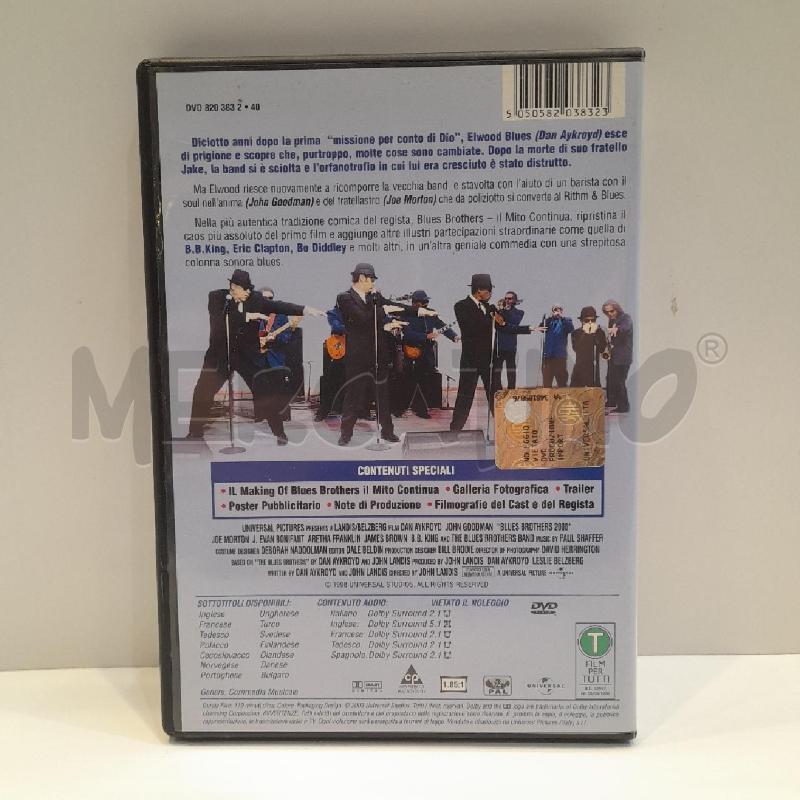 DVD BLUES BROTHERS IL MITO CONTINUA | Mercatino dell'Usato Roma re di roma 2