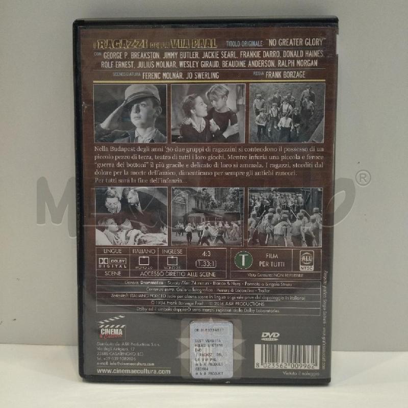 DVD I RAGAZZI DELLA VIA PAAL  | Mercatino dell'Usato Roma re di roma 3