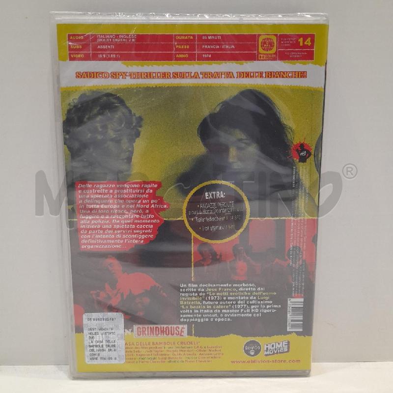 DVD LA CASA DELLE BAMBOLE CRUDELI NUOVO SIGILLATO | Mercatino dell'Usato Roma re di roma 3