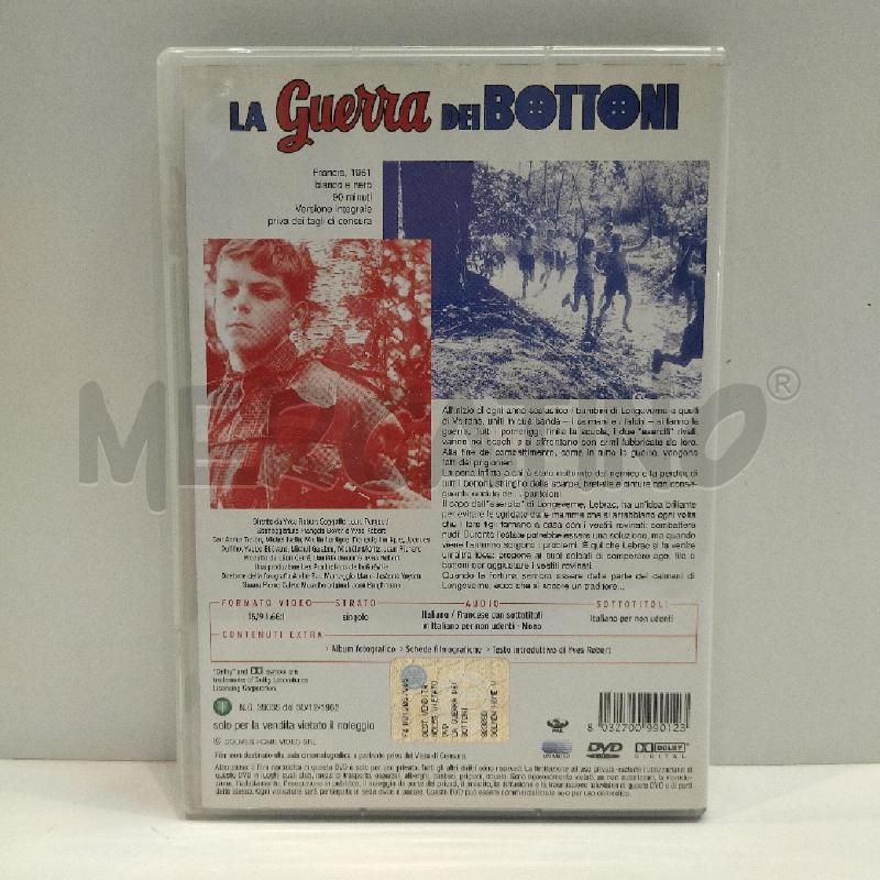 DVD LA GUERRA DEI BOTTONI  | Mercatino dell'Usato Roma re di roma 3