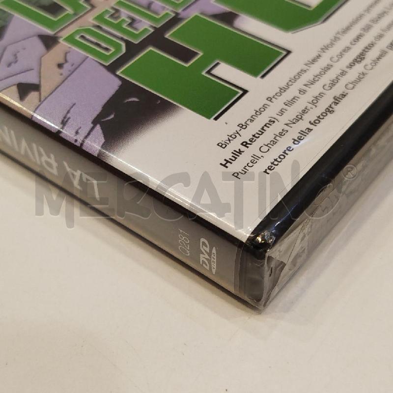 DVD LA RIVINCITA DELL'INCREDIBILE HULK 1988 NUOVO SIGILLATO | Mercatino dell'Usato Roma re di roma 5