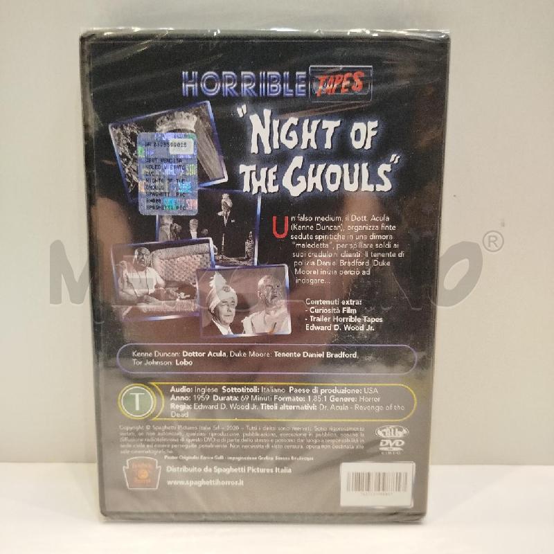 DVD NIGHT OF THE GHOULS NUOVO SIGILLATO | Mercatino dell'Usato Roma re di roma 2