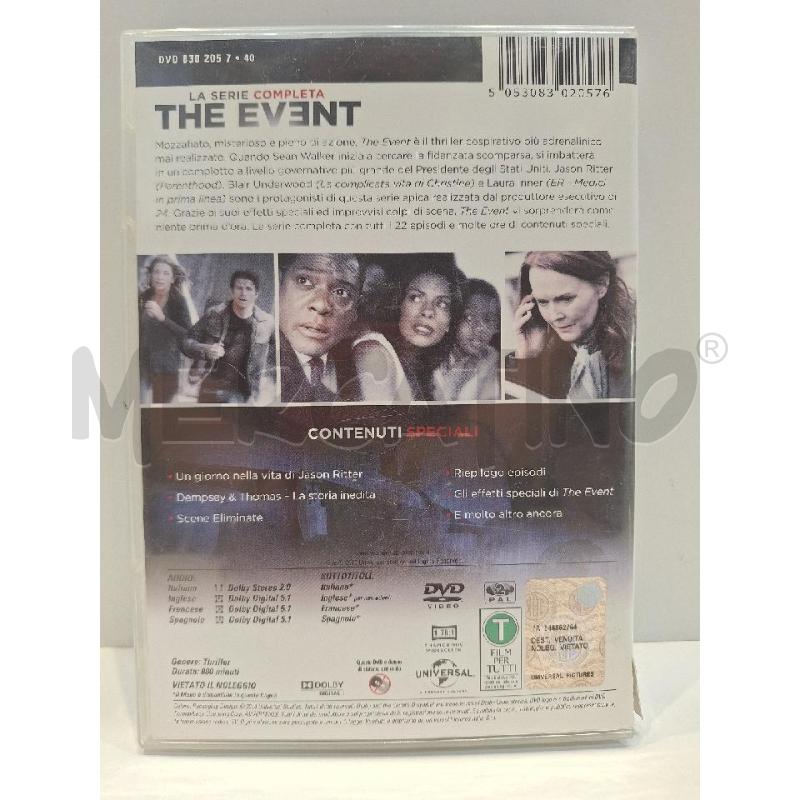 DVD THE EVENT LA SERIE COMPLETA  | Mercatino dell'Usato Roma re di roma 3