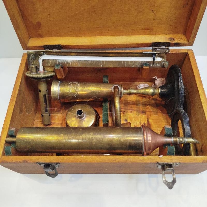 EBULLIOMETRO EBULLIOSCOPIO TIPO MALLIGAND CON VALIGETTA E DOCUMENTI DATATI 1942 | Mercatino dell'Usato Roma re di roma 2