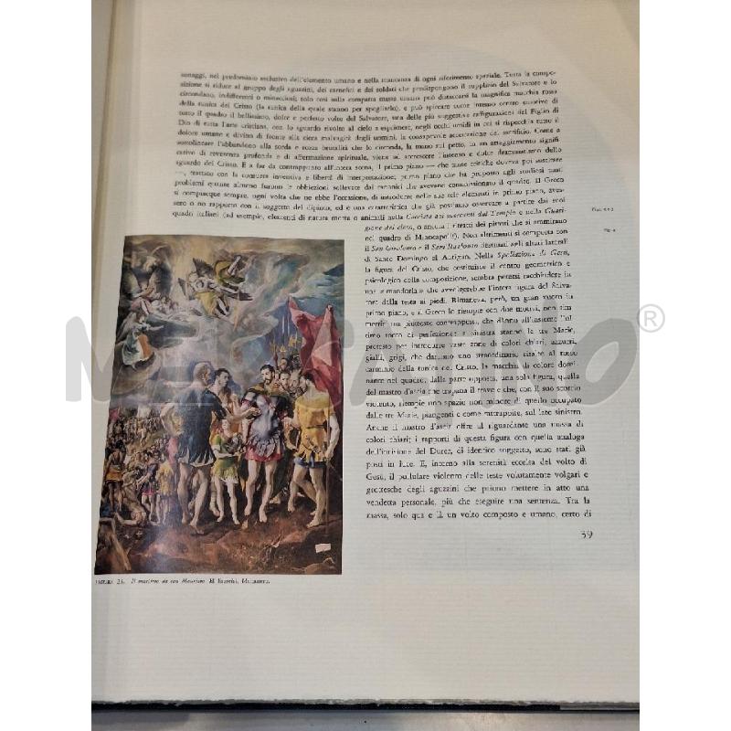 ENRIQUE LAFUENTE FERRARI IL GRECO DI TOLEDO E IL SUO ESPRESSIONISMO ESTREMO  | Mercatino dell'Usato Roma re di roma 5