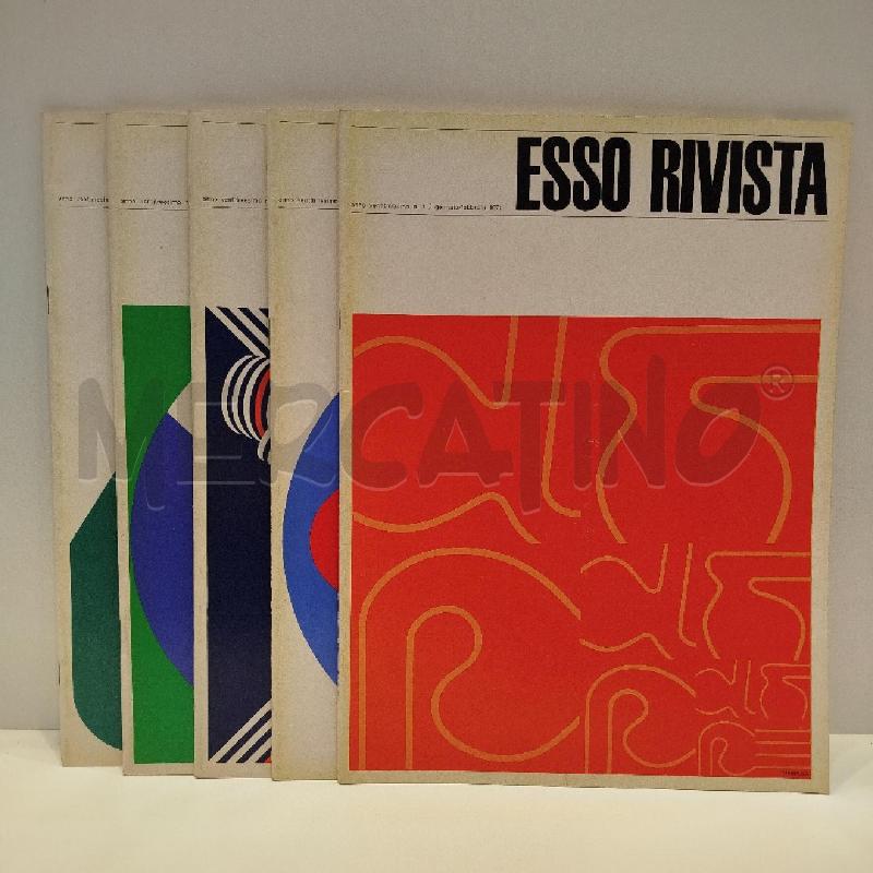 ESSO RIVISTA ANNATA COMPLETA 1971 | Mercatino dell'Usato Roma re di roma 1