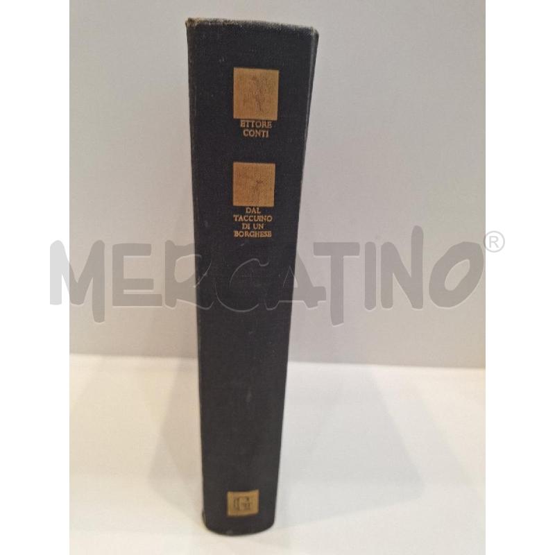 ETTORI CONTI DAL TACCUINO DI UN BORGHESE GARZANTI 1971 | Mercatino dell'Usato Roma re di roma 2