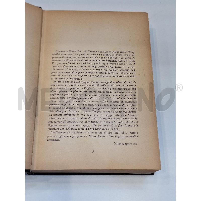 ETTORI CONTI DAL TACCUINO DI UN BORGHESE GARZANTI 1971 | Mercatino dell'Usato Roma re di roma 3
