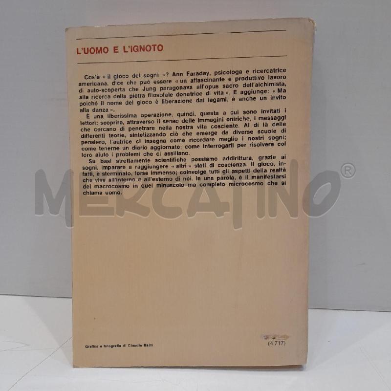 FARADAY GIOCO DEI SOGNI ARMENIA EDITORE 1977 | Mercatino dell'Usato Roma re di roma 3