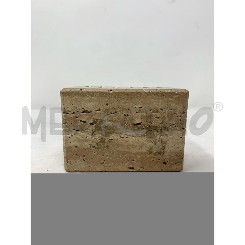 FERMA CARTE TRAVERTINO CUBICO SCANALATURE  | Mercatino dell'Usato Roma re di roma 5
