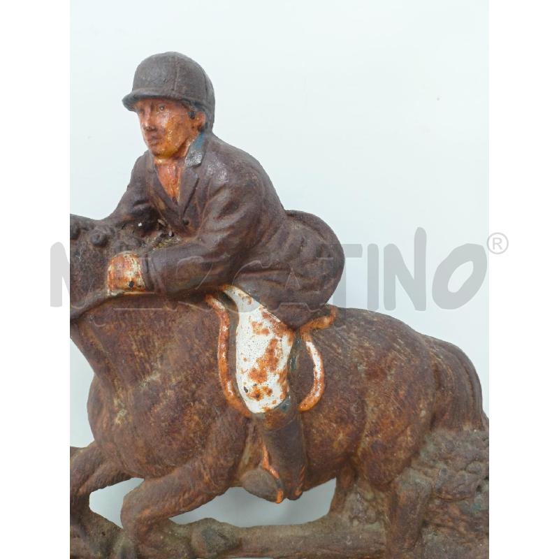 FERMA PORTA METALLO UOMO A CAVALLO DIF | Mercatino dell'Usato Roma re di roma 3