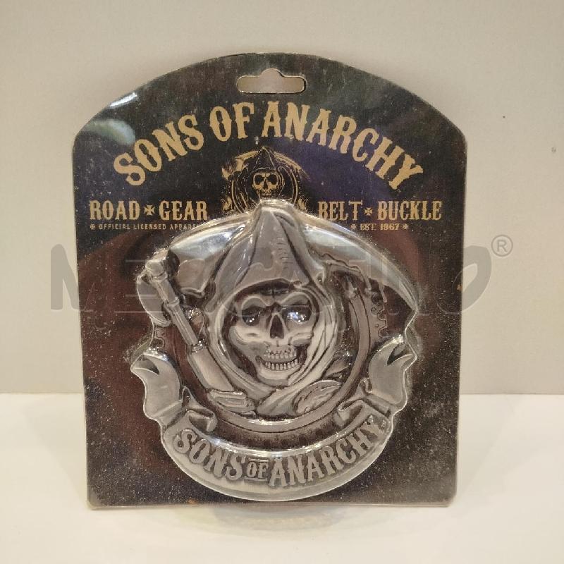 FIBBIA PER CINTURA SONS OF ANARCHY UFFICIALE NUOVA SIGILLATA | Mercatino dell'Usato Roma re di roma 1