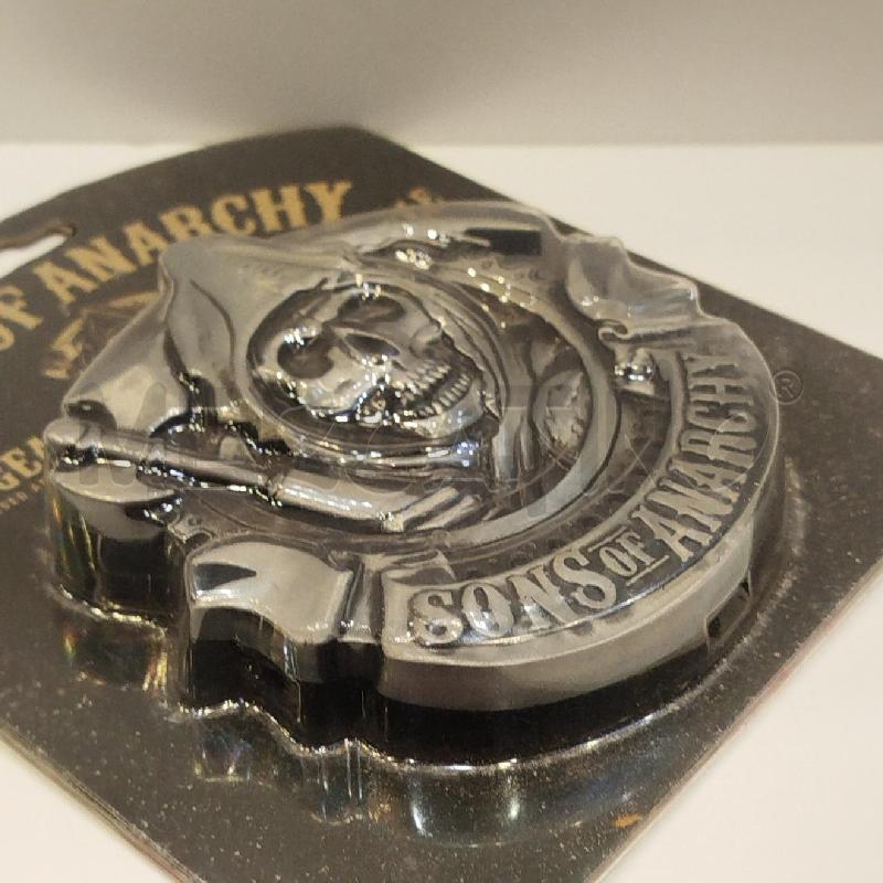 FIBBIA PER CINTURA SONS OF ANARCHY UFFICIALE NUOVA SIGILLATA | Mercatino dell'Usato Roma re di roma 4