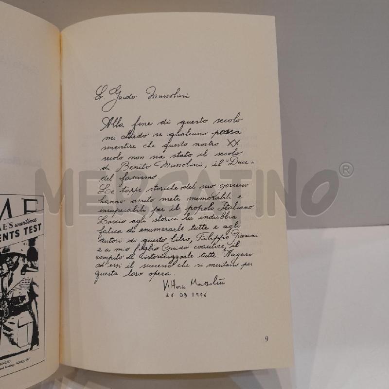 FILIPPO GIANNINI BENITO MUSSOLINI L'UOMO DELLA PACE 1999 | Mercatino dell'Usato Roma re di roma 4