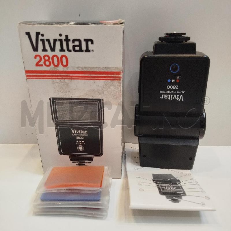 FLASH VIVITAR 2800 CON SCATOLA E FILTRI | Mercatino dell'Usato Roma re di roma 1