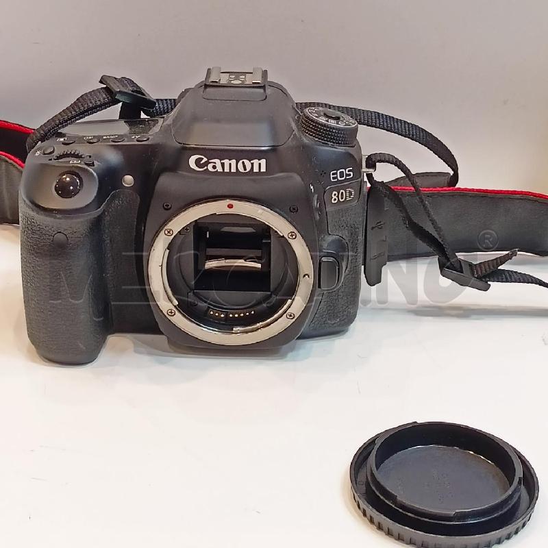 FOTOCAMERA CANON EOS 80D CON DUE BATTERIE TEST OK | Mercatino dell'Usato Roma re di roma 2