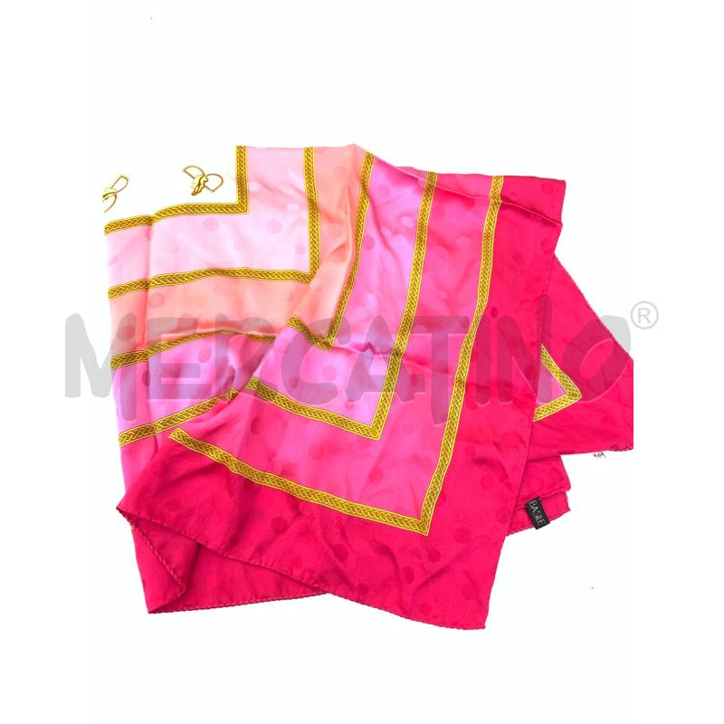 FOULARD BASINE FUCSIA ROSA GOLD  | Mercatino dell'Usato Roma re di roma 2