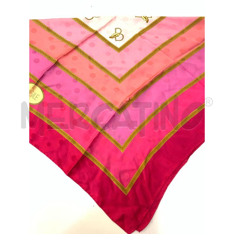 FOULARD BASINE FUCSIA ROSA GOLD  | Mercatino dell'Usato Roma re di roma 3