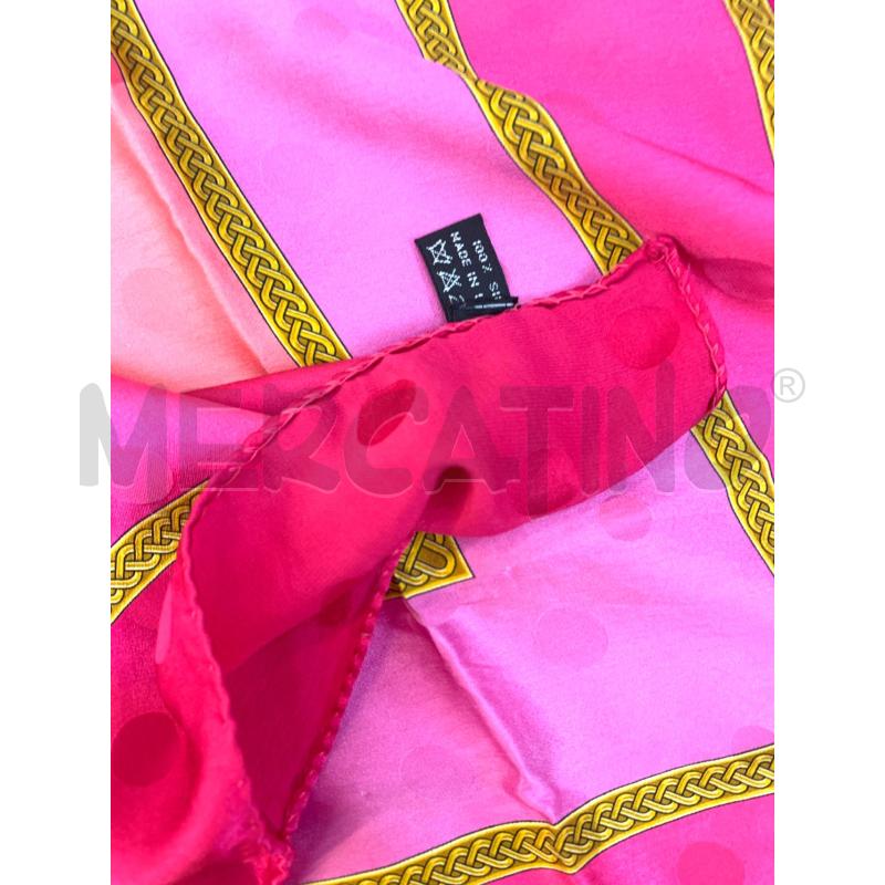 FOULARD BASINE FUCSIA ROSA GOLD  | Mercatino dell'Usato Roma re di roma 4