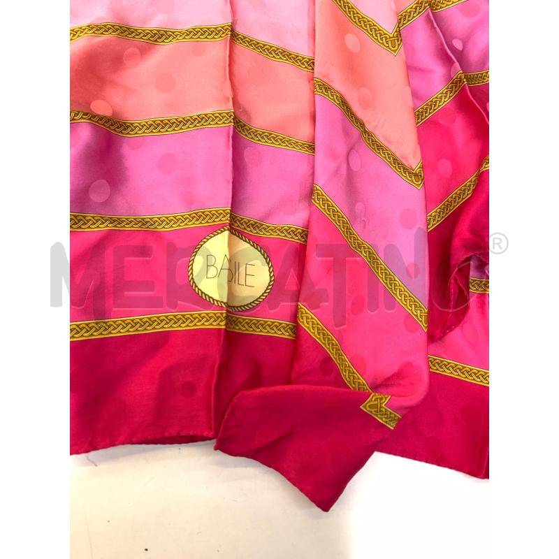 FOULARD BASINE FUCSIA ROSA GOLD  | Mercatino dell'Usato Roma re di roma 5
