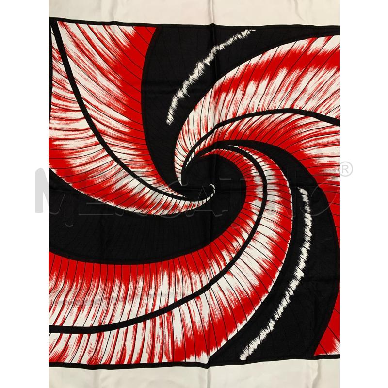 FOULARD ROBERTA DI CAMERINO BIANCO ROSSO  | Mercatino dell'Usato Roma re di roma 3