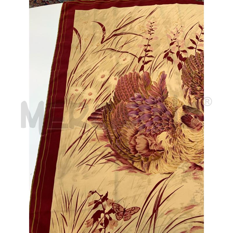 FOULARD SALVATORE FERRAGAMO STAMPA VOLATILI | Mercatino dell'Usato Roma re di roma 3