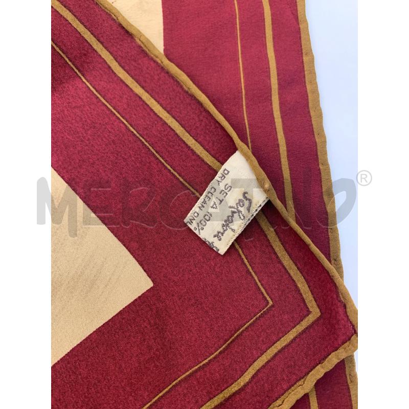 FOULARD SALVATORE FERRAGAMO STAMPA VOLATILI | Mercatino dell'Usato Roma re di roma 4