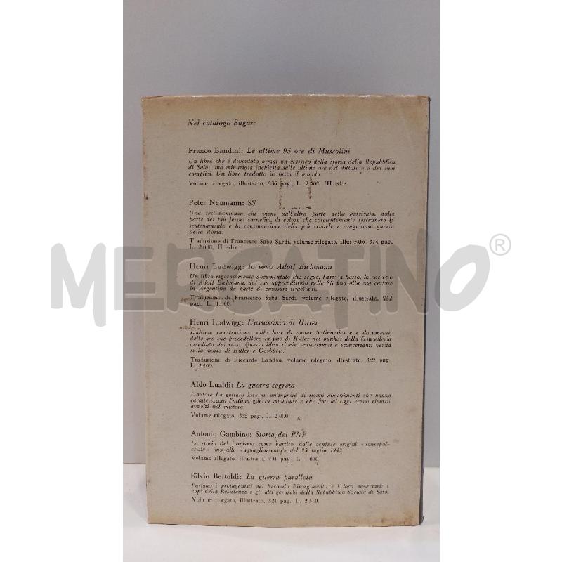 FRANCO BANDINI TECNICA DELLA SCONFITTA 1963 SUGAR EDITORE PRIMA EDIZIONE | Mercatino dell'Usato Roma re di roma 3