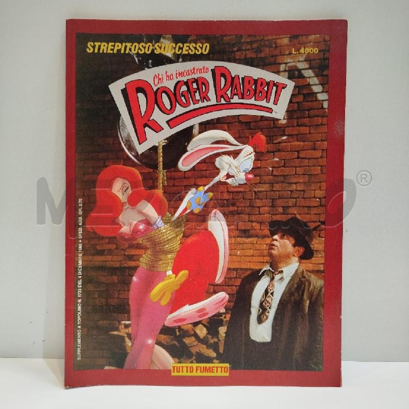 FUMETTO CHI HA INCASTRATO ROGER RABBIT 1988 WALT DISNEY COMPANY | Mercatino dell'Usato Roma re di roma 1